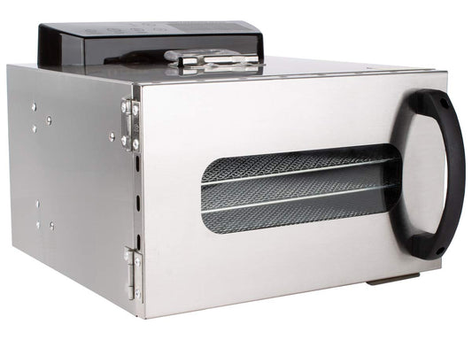 Beeketal 'BDA-15' Dörrautomat aus Edelstahl mit 10 Etagen, Zeitschaltuhr (max. 24h), einstellbarer Temperatur (30-90
