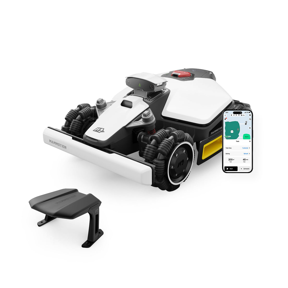 MAMMOTION LUBA mini AWD 1500 Mähroboter 1500 m², NetRTK+Vision, ohne Kabel, 80 % Steigung