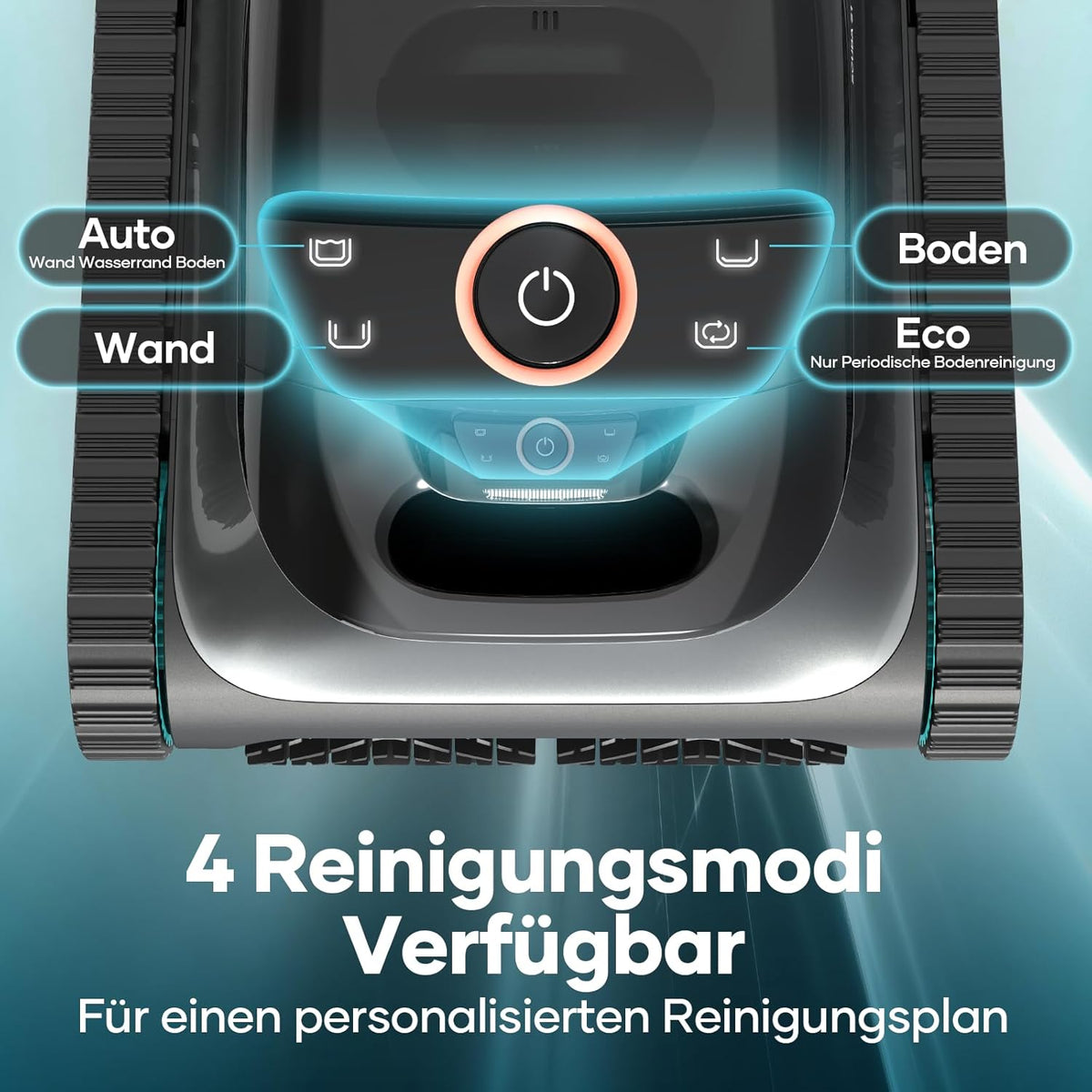 AIPER Scuba S1 Kabelloser Poolroboter, Boden & Wand, Navigation 2.0, 150 Min Laufzeit, bis 150㎡