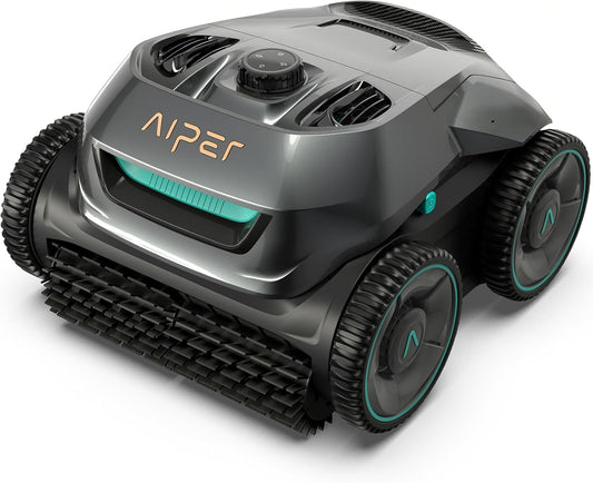 AIPER ZT6002 Poolroboter, Quad-Motor, WavePath, 3 Modi, Kabellos, Boden & Wand, bis 150㎡